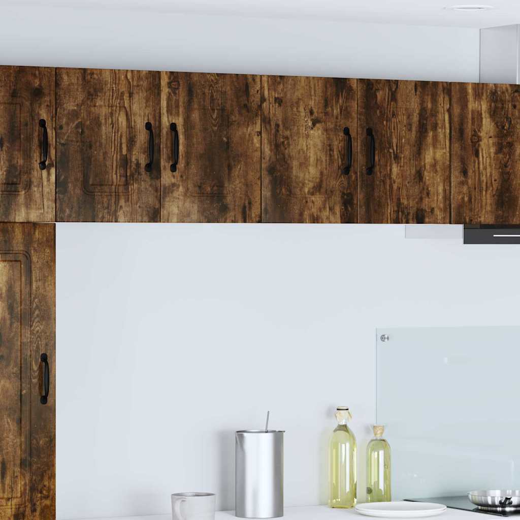 Kitchen Wall Cabinet Smoked Oak 60 x 31 x 40 cm Engineered Wood